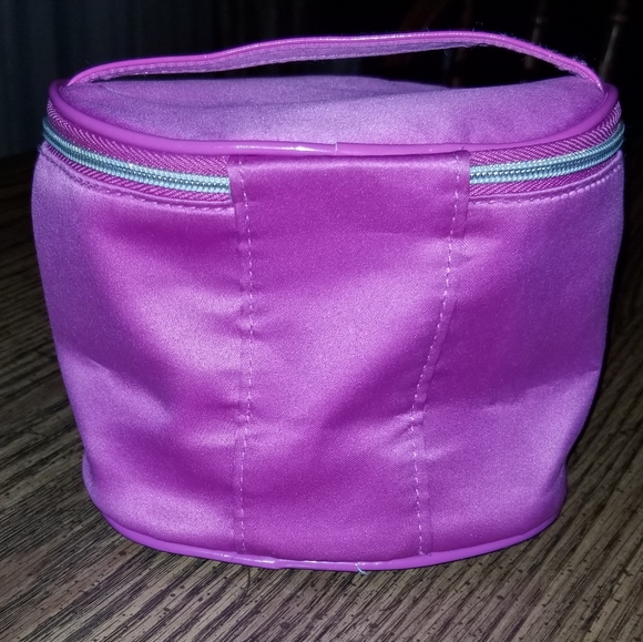 Lancôme New Purple Oval Ziparound Makeup Bag - Picture 5 of 7